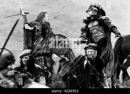 Highlander (1986) , Christopher Lambert Date : 1986 Banque D'Images