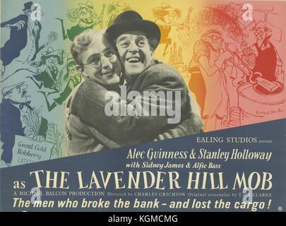 Le Lavender Hill Mob (1951)affiche de film , Stanley Holloway, Alec Guinness Banque D'Images