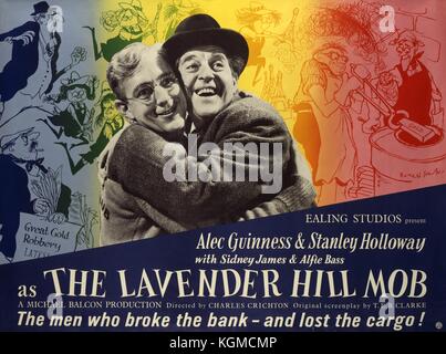 Le Lavender Hill Mob (1951)affiche de film , Stanley Holloway, Alec Guinness Banque D'Images