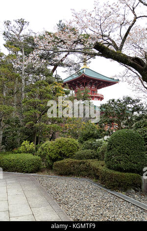 Naritasan temple, Narita, Japon, 16 avril 2012. Banque D'Images
