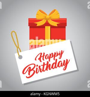 Joyeux anniversaire carte de souhaits colorful vector illustration graphisme fireworks Illustration de Vecteur