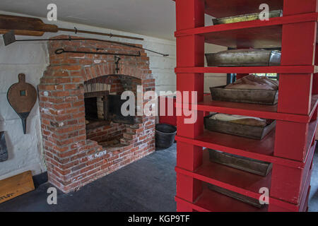 Boulangerie, Fort Wilkins Historic State Park, Michigan par Bruce Montagne/Dembinsky Assoc Photo Banque D'Images