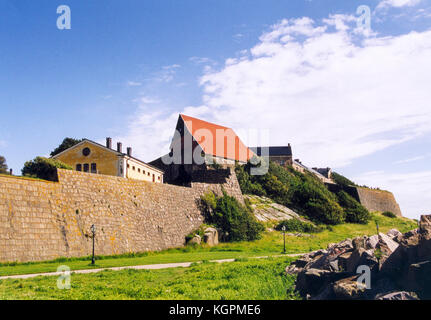 La forteresse de VARBERG des années 1200 veille sur l'océan 2005 Banque D'Images