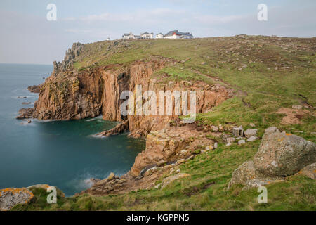 Land's End, Penzance, Cornwall, Angleterre, Royaume-Uni Banque D'Images