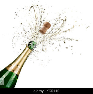 Célébration avec des touches de champagne Banque D'Images