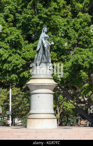 Statue de la reine Victoria, Hyde park, Sydney, NSW, New South Wales, Australie Banque D'Images