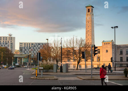 Centre civique de Southampton, Southampton, Hampshire Banque D'Images