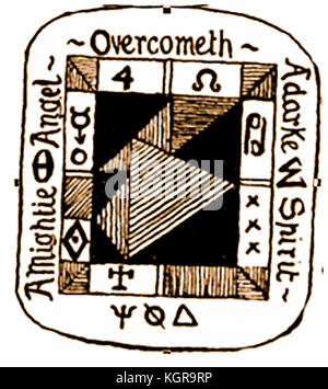 La sorcellerie - une femme sage's amulette de protection contre toutes les formes de mal - North Yorkshire UK Banque D'Images