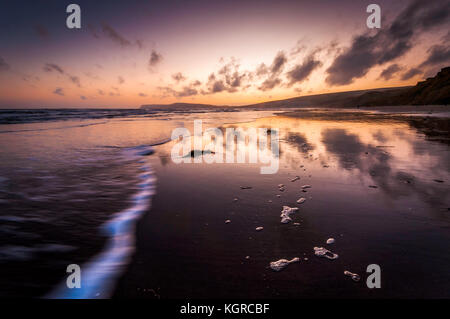 Crépuscule à Compton bay Banque D'Images