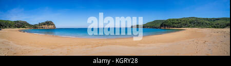 Vue panoramique sur la baie de Maitland, Bouddi National Park, Central Coast, New South Wales, Australie Banque D'Images