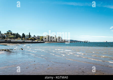 Photo de la plage de Kitsilano à Vancouver, Canada Banque D'Images