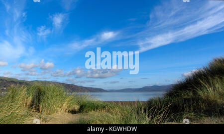 Plage d'Aberdyfi (Aberdovey), Gwynedd Banque D'Images