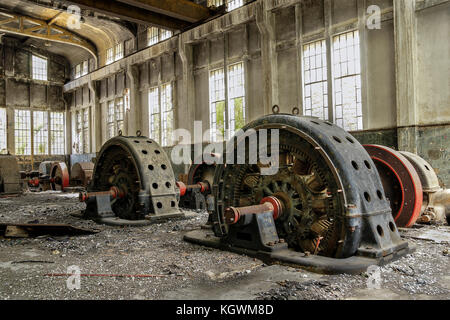 Station d'énergie hydroélectrique à Cassibile Italie Banque D'Images