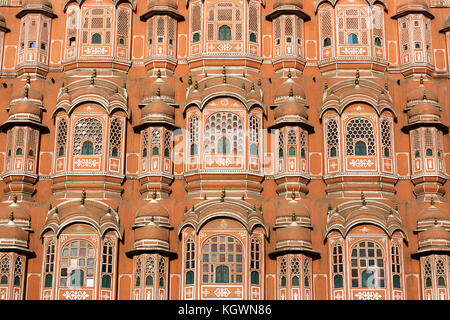 Hawa Mahal, Jaipur, Rajasthan, Inde. Banque D'Images
