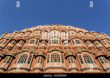 Hawa Mahal, Jaipur, Rajasthan, Inde. Banque D'Images