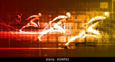 La gestion du rendement et la solution stratégique pour l'employé Banque D'Images