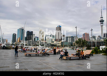 Quartier Wynyard, Auckland, Nouvelle-Zélande Banque D'Images