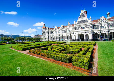 La gare de style édouardien, Dunedin, île du Sud, Nouvelle-Zélande Banque D'Images