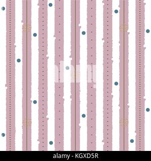 Confettis scintillants or points et flocons. motif transparent. rayures bleues sur fond blanc rétro arrière-plan festif.. maison de vacances mer carte de vœux. Illustration de Vecteur