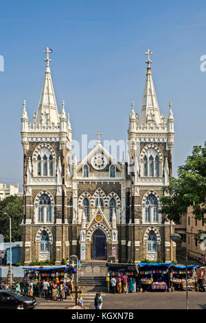 Église de Mount Mary, Bandra, Bombay, Mumbai, Maharashtra,Inde, Asie, Basilique notre-Dame du Mont, Banque D'Images