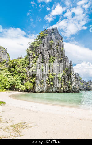 Le secret à El Nido Palawan Island Philippines Banque D'Images