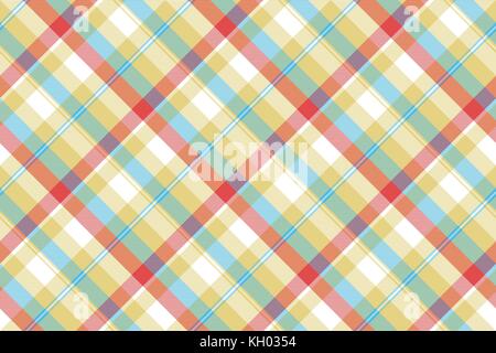 Tartan plaid jaune motif transparent. vector illustration. Illustration de Vecteur