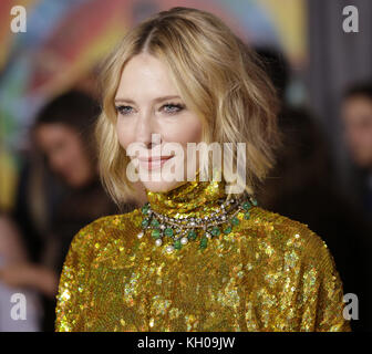 Des célébrités assistent à la première du film « Thor : Ragnarok » au théâtre El Capitan à Hollywood. Avec la participation des artistes : Cate Blanchett où : Los Angeles, California, États-Unis quand : 11 Oct 2017 crédit : Brian to/WENN.com Banque D'Images