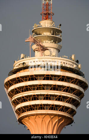 Kuala Lumpur (KL) Vue rapprochée de la tour Banque D'Images