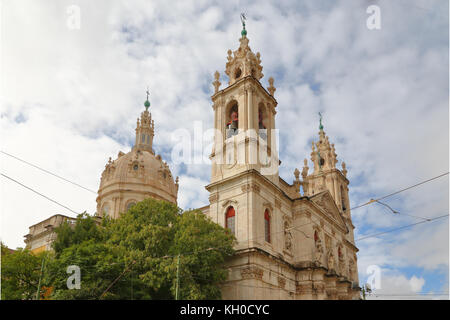 Basilique n'Sagrado Coracao de Jesus à Lisbonne, Portugal Banque D'Images