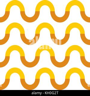 Reproductible de façon transparente jaune avec motif géométrique forme lines Illustration de Vecteur