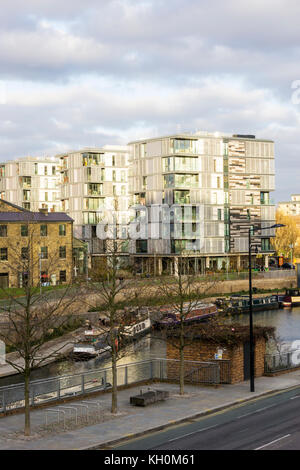 Appartement art et essai du développement à King's Cross. Banque D'Images