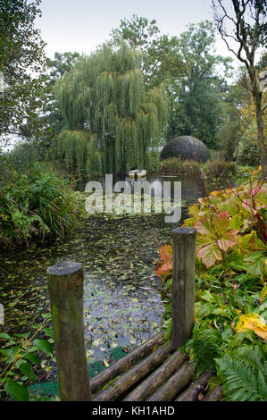 Westonbury Mill, Pembridge, Herefordshire avec les propriétaires et Sally Richard Pim. Banque D'Images