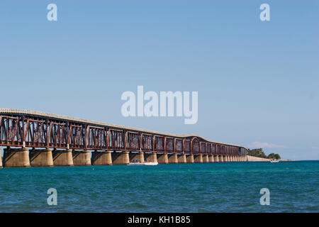 Bahia Honda historique pont, Florida Keys Banque D'Images