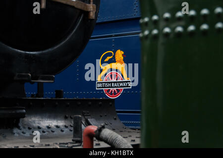 Panneau British Railways, Didcot Railway centre, Royaume-Uni Banque D'Images