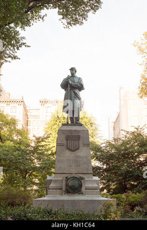 7e Regiment Memorial, Central Park, New York, NY, États-Unis d'Amérique. USA. Banque D'Images