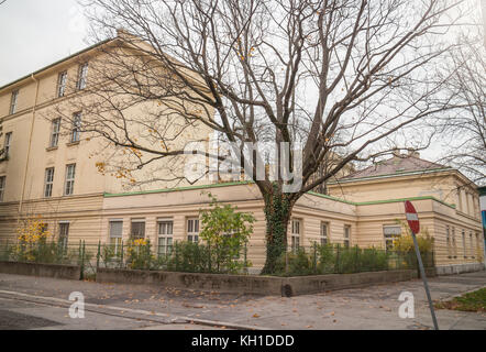 Chambre Dortoir pour hommes où Adolf Hitler logé pendant 2 mois en 1909, vienne Autriche novembre.8,2017 Banque D'Images