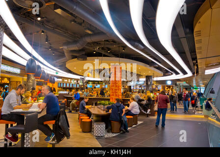 Food Court, Europa Passage shopping center, Hambourg, Allemagne Banque D'Images