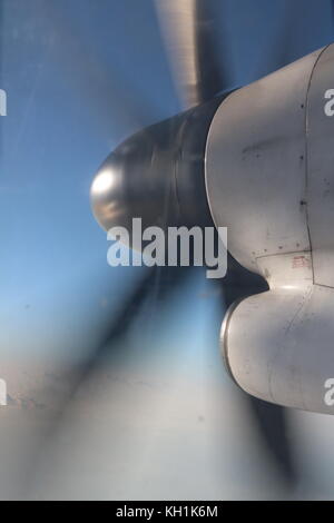 - Hélice bombardier de Havilland Canada DHC-8 400 Banque D'Images