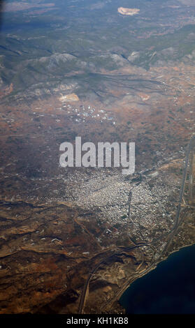 Mégara photo aérienne Banque D'Images