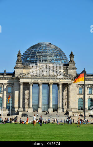 Le palais du Reichstag, Berlin, Allemagne Banque D'Images