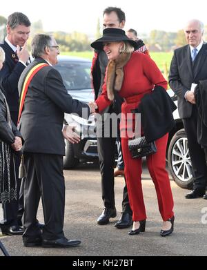 Le prince William, duc de Cambridge assiste au service commémoratif national de Nouvelle-Zélande à Tyne Cot avec : Princesse Astrid de Belgique où : Zonnebeke, Belgique quand : 12 Oct 2017 crédit : WENN Banque D'Images