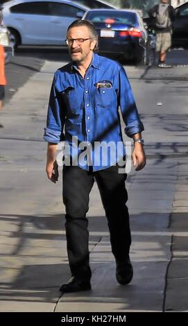 Renée Zellweger et Mark Maron arrivent pour leurs apparitions sur Jimmy Kimmel Live ! Avec la participation des artistes : Mark Maron où : Hollywood, California, États-Unis quand : 11 Oct 2017 crédit : WENN.com Banque D'Images