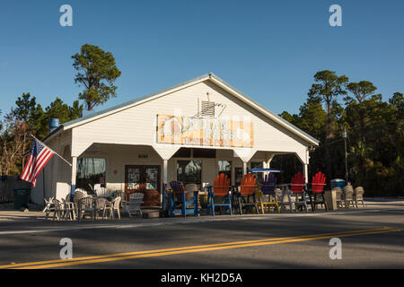 Indian Pass Raw Bar à Port Saint Joe, en Floride Banque D'Images