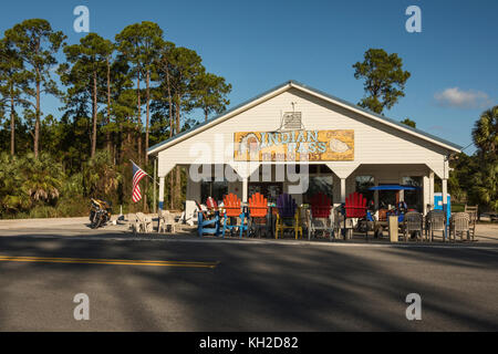 Indian Pass Raw Bar à Port Saint Joe, en Floride Banque D'Images