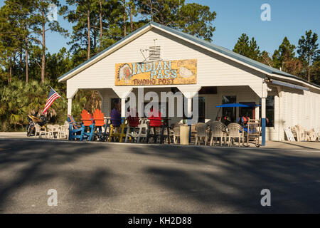 Indian Pass Raw Bar à Port Saint Joe, en Floride Banque D'Images