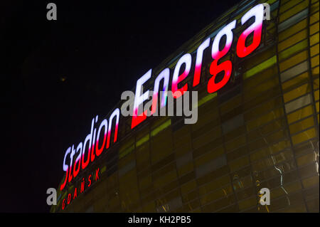 Stadion Energa Gdansk à Gdansk, Pologne. 12 Nov, 2017. Credit : Wojciech Strozyk/Alamy Live News Banque D'Images