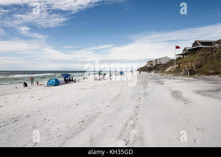 South Walton Allen dune plage pique-nique Access # 43 Florida Gulf Coast Banque D'Images