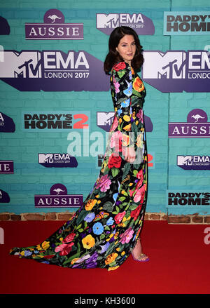 Lana del Rey assiste aux MTV Europe Music Awards 2017 qui se tiennent au SSE Arena de Londres. Banque D'Images