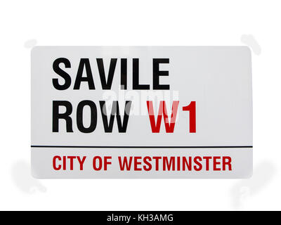 Saville Row sign Banque D'Images
