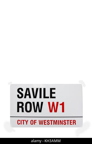 Saville Row sign Banque D'Images
